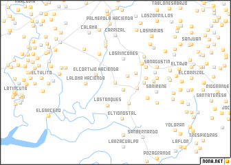 map of Hacienda Monte Líbano